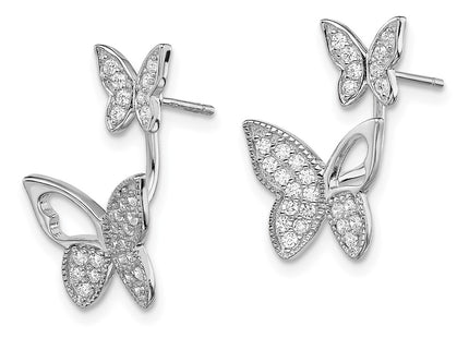 Sterling Silver Earrings Style QE13530 - Classique Jewelry Inc.