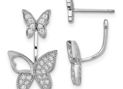 Sterling Silver Earrings Style QE13530 - Classique Jewelry Inc.