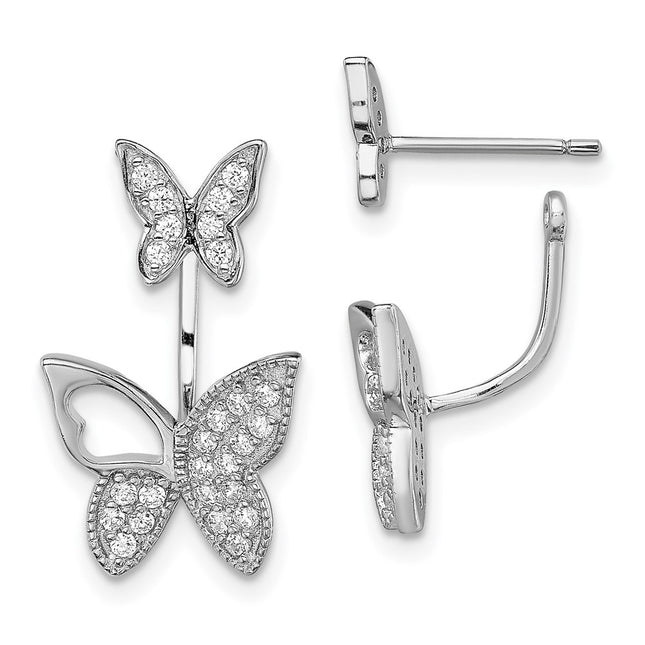 Sterling Silver Earrings Style QE13530 - Classique Jewelry Inc.