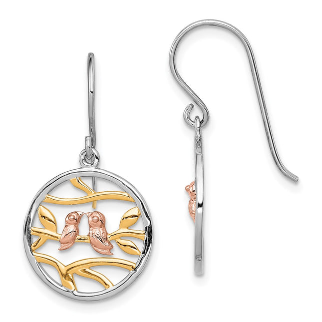 Sterling Silver Earrings Style QE13539 - Classique Jewelry Inc.