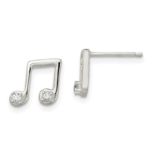 Sterling Silver Earrings Style QE13543 - Classique Jewelry Inc.