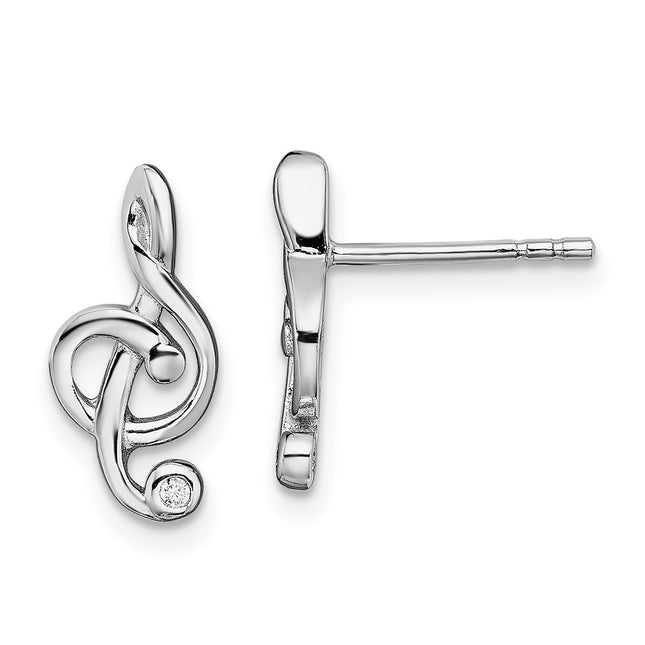 Sterling Silver Earrings Style QE13544 - Classique Jewelry Inc.