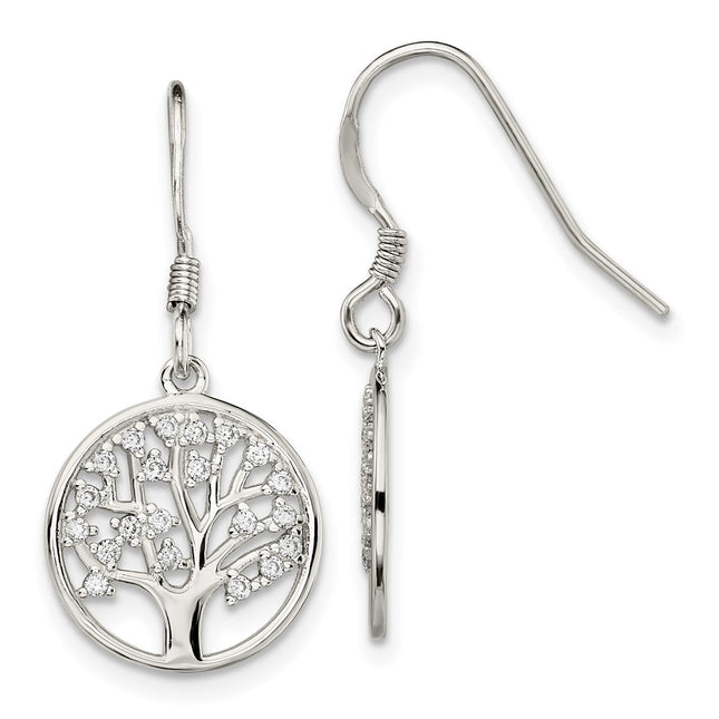 Sterling Silver Earrings Style QE13562 - Classique Jewelry Inc.