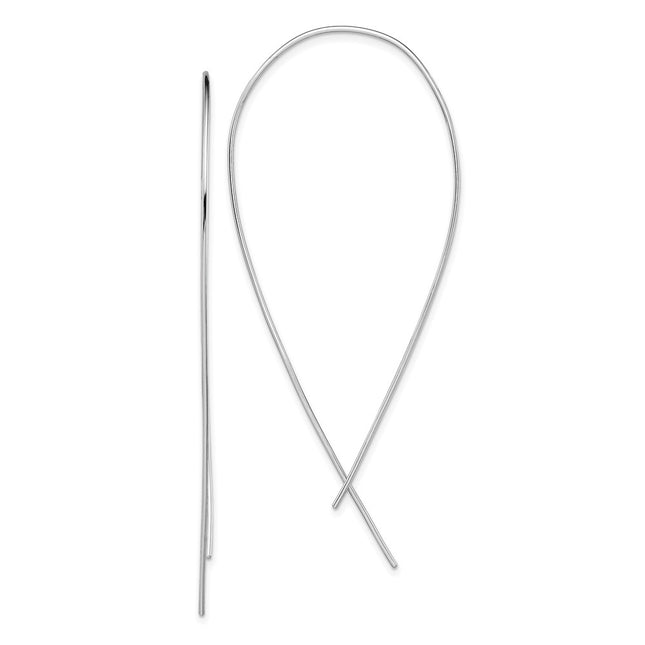 Sterling Silver Earrings Style QE13582 - Classique Jewelry Inc.