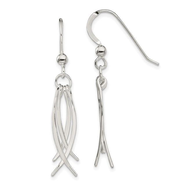 Sterling Silver Earrings Style QE13595 - Classique Jewelry Inc.