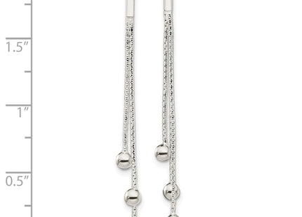 Sterling Silver Earrings Style QE13604 - Classique Jewelry Inc.