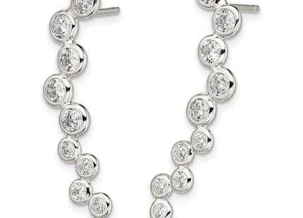 Sterling Silver Earrings Style QE13644 - Classique Jewelry Inc.