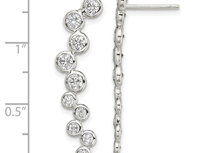 Sterling Silver Earrings Style QE13644 - Classique Jewelry Inc.