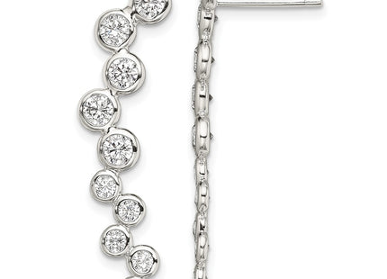 Sterling Silver Earrings Style QE13644 - Classique Jewelry Inc.