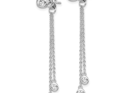 Sterling Silver Earrings Style QE13650 - Classique Jewelry Inc.