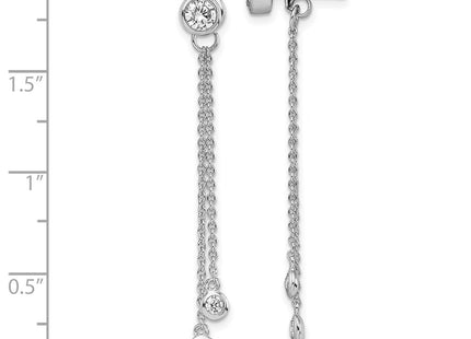 Sterling Silver Earrings Style QE13650 - Classique Jewelry Inc.