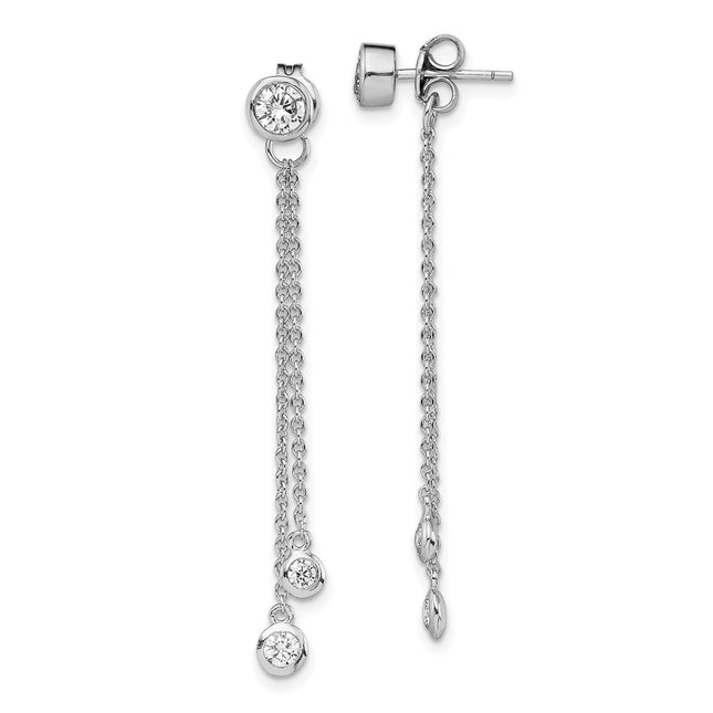 Sterling Silver Earrings Style QE13650 - Classique Jewelry Inc.