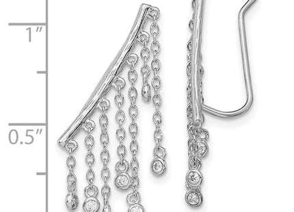 Sterling Silver Earrings Style QE13662 - Classique Jewelry Inc.