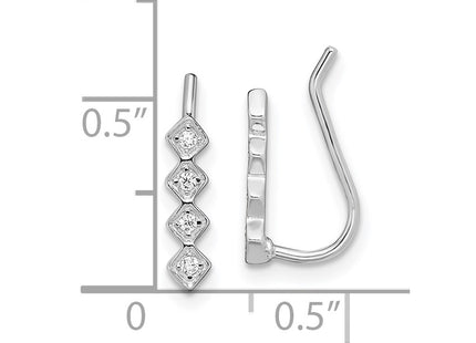 Sterling Silver Earrings Style QE13663 - Classique Jewelry Inc.