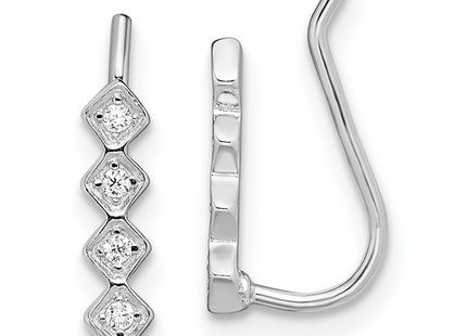 Sterling Silver Earrings Style QE13663 - Classique Jewelry Inc.