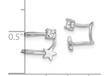 Sterling Silver Earrings Style QE13674 - Classique Jewelry Inc.