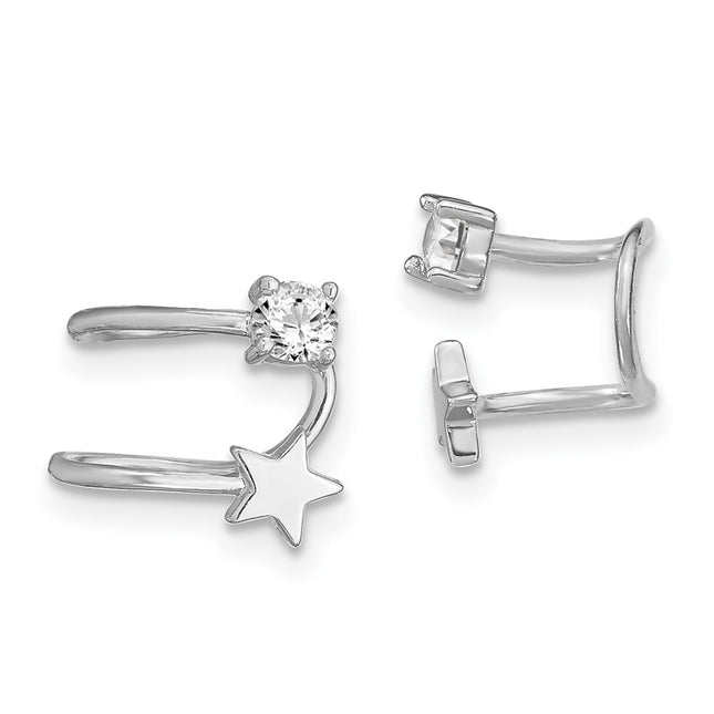 Sterling Silver Earrings Style QE13674 - Classique Jewelry Inc.