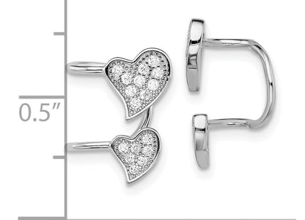 Sterling Silver Earrings Style QE13677 - Classique Jewelry Inc.