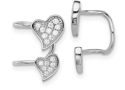 Sterling Silver Earrings Style QE13677 - Classique Jewelry Inc.