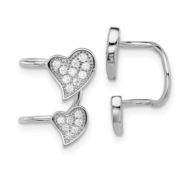 Sterling Silver Earrings Style QE13677 - Classique Jewelry Inc.