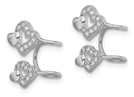 Sterling Silver Earrings Style QE13678 - Classique Jewelry Inc.