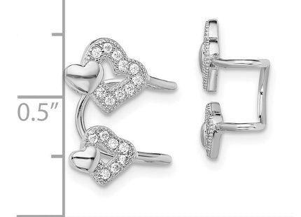Sterling Silver Earrings Style QE13678 - Classique Jewelry Inc.