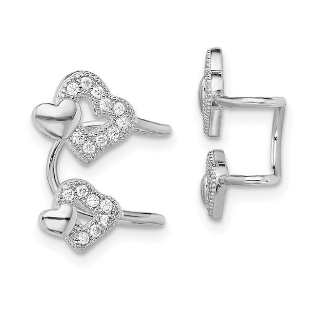Sterling Silver Earrings Style QE13678 - Classique Jewelry Inc.