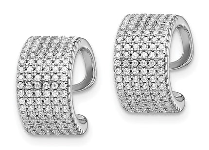 Sterling Silver Earrings Style QE13684 - Classique Jewelry Inc.