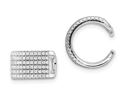 Sterling Silver Earrings Style QE13684 - Classique Jewelry Inc.