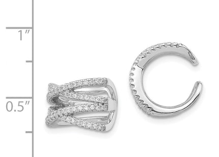 Sterling Silver Earrings Style QE13685 - Classique Jewelry Inc.