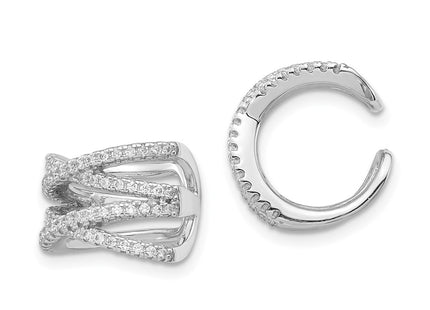 Sterling Silver Earrings Style QE13685 - Classique Jewelry Inc.