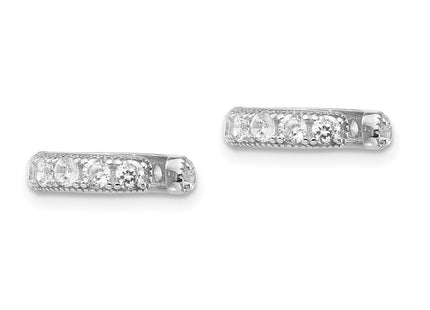 Sterling Silver Earrings Style QE13688 - Classique Jewelry Inc.