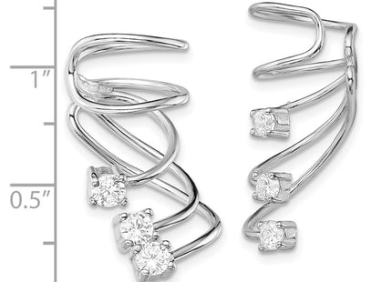 Sterling Silver Earrings Style QE13690 - Classique Jewelry Inc.
