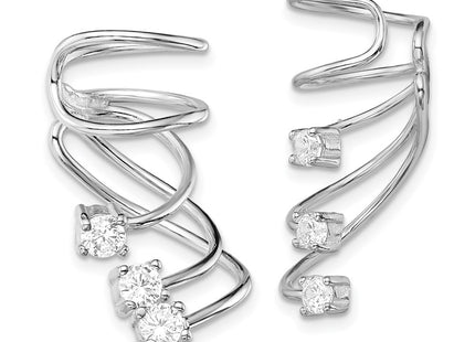 Sterling Silver Earrings Style QE13690 - Classique Jewelry Inc.