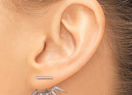 Sterling Silver Earrings Style QE13697 - Classique Jewelry Inc.