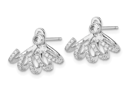 Sterling Silver Earrings Style QE13708 - Classique Jewelry Inc.