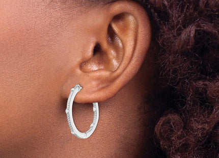 Sterling Silver Earrings Style QE13717 - Classique Jewelry Inc.