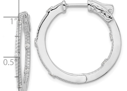 Sterling Silver Earrings Style QE13717 - Classique Jewelry Inc.