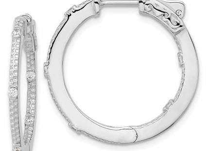 Sterling Silver Earrings Style QE13717 - Classique Jewelry Inc.