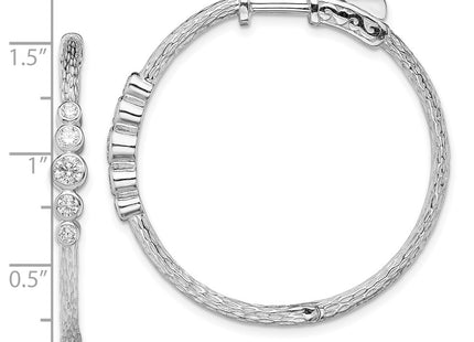 Sterling Silver Earrings Style QE13718 - Classique Jewelry Inc.