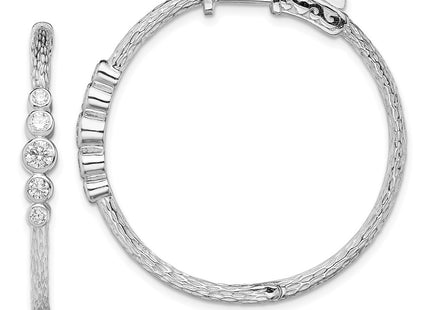 Sterling Silver Earrings Style QE13718 - Classique Jewelry Inc.