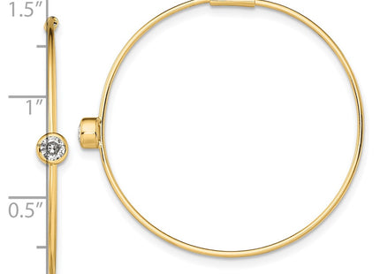 SS/Gold Plated Earrings Style QE13720 - Classique Jewelry Inc.