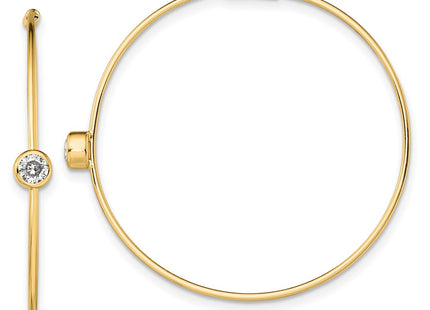 SS/Gold Plated Earrings Style QE13720 - Classique Jewelry Inc.