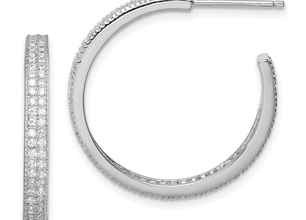 Sterling Silver Earrings Style QE13740 - Classique Jewelry Inc.