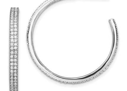 Sterling Silver Earrings Style QE13743 - Classique Jewelry Inc.