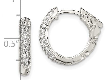 Sterling Silver Earrings Style QE13744 - Classique Jewelry Inc.