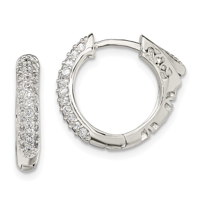 Sterling Silver Earrings Style QE13744 - Classique Jewelry Inc.