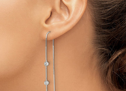 Sterling Silver Earrings Style QE13749 - Classique Jewelry Inc.