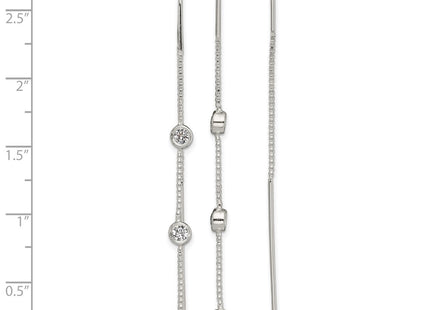 Sterling Silver Earrings Style QE13749 - Classique Jewelry Inc.