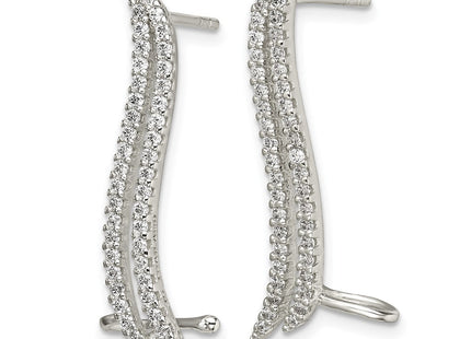 Sterling Silver Earrings Style QE13755 - Classique Jewelry Inc.